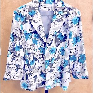 Woman’s Alfred Dunner size 18 3/4 sleeve open jacket